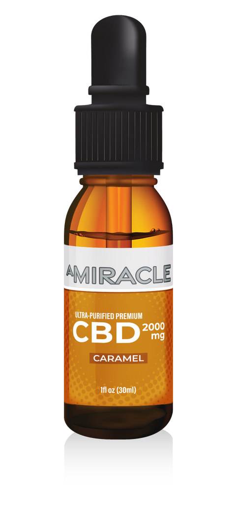 CBD Oil 2000 mg Carmel Flavor