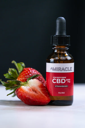 CBD Oil 2000mg Strawberry Flavor