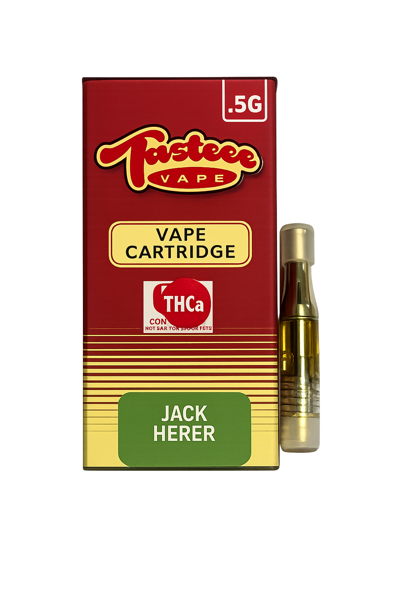 Tasteee Vape .5g Cartridges - 4 Vapes in an order