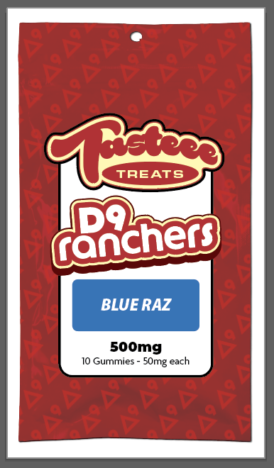 300mg Tasteee Treats D9 Gummies - Alt view
